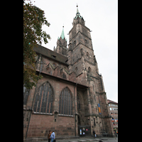 Nürnberg (Nuremberg), St. Lorenz, Seitenansicht