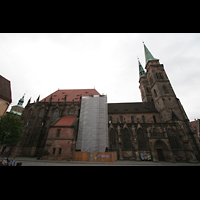 Nürnberg (Nuremberg), St. Sebald, Seitenansicht