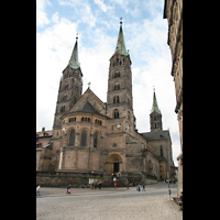 Bamberg, Kaiserdom St. Peter und St. Georg, Gesamtansicht von Osten