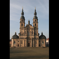 Fulda, Dom St. Salvator, Fassade mit Türmen