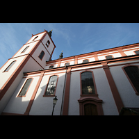 Fulda, Stadtpfarrkirche St. Blasius, Seitenansicht