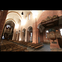 Ratzeburg, Dom, Chorraum mit Blick zur Hauptorgel