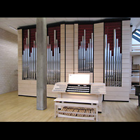 Köln (Cologne), Hochschule für Musik und Tanz, R109, Orgel mit Spieltisch