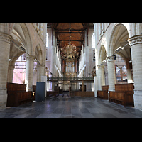 Alkmaar, Sint Laurenskerk, Blick vom Chorschluss zur Hauptorgel