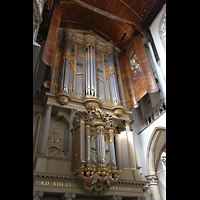 Alkmaar, Sint Laurenskerk, Hauptorgel seitlich