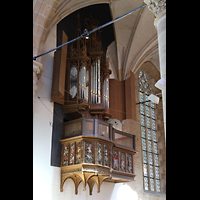 Alkmaar, Sint Laurenskerk, Chororgel (van Coevelen 1511), seitlich