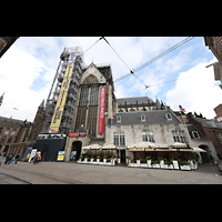 Ansicht vom Dam von Südosten Amsterdam, Nieuwe Kerk, Ansicht vom Dam von Südosten