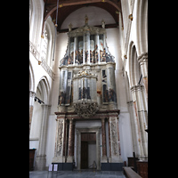 Hauptorgel mit geschlossenen Flügeltüren Amsterdam, Nieuwe Kerk, Hauptorgel mit geschlossenen Flügeltüren