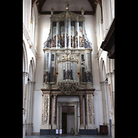 Hauptorgel mit geschlossenen Flügeltüren Amsterdam, Nieuwe Kerk, Hauptorgel mit geschlossenen Flügeltüren