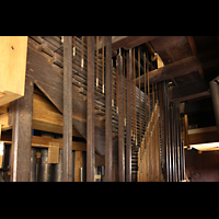 Barockes Wellenbrett und mechanische Spieltraktur Amsterdam, Nieuwe Kerk, Barockes Wellenbrett und mechanische Spieltraktur