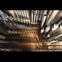 Pfeifen im Hauptwerk, Prinzipale teilweise bis zu 5-fach besetzt Amsterdam, Nieuwe Kerk, Pfeifen im Hauptwerk, Prinzipale teilweise bis zu 5-fach besetzt