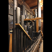 Pfeifen im Oberwerk, rechts: Trompete und Vox humana 8' Amsterdam, Nieuwe Kerk, Pfeifen im Oberwerk, rechts: Trompete und Vox humana 8'