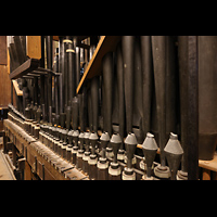 Pfeifen der Vox humana im Oberwerk, dahinter: Trompete 8' Amsterdam, Nieuwe Kerk, Pfeifen der Vox humana im Oberwerk, dahinter: Trompete 8'