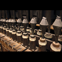 Pfeifen der Vox humana im Oberwerk Amsterdam, Nieuwe Kerk, Pfeifen der Vox humana im Oberwerk