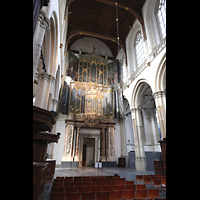 Hauptorgel beleuchtet, seitlich Amsterdam, Nieuwe Kerk, Hauptorgel beleuchtet, seitlich