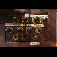 Unterer Teil der Registerstaffel der Transeptorgel Amsterdam, Nieuwe Kerk, Unterer Teil der Registerstaffel der Transeptorgel