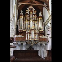 Amsterdam, Oude Kerk, Hauptorgel seitlich