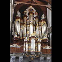 Amsterdam, Oude Kerk, Hauptorgel seitlich