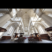 Amsterdam, Westerkerk, Innenraum in Richtung Chorbhne