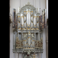 Amsterdam, Westerkerk, Orgel von der Chorempore aus gesehen