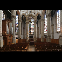 Gouda, Sint Janskerk - Grote Kerk, Chorraum mit Chororgel