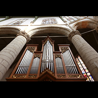 Gouda, Sint Janskerk - Grote Kerk, Chororgel perspektivisch