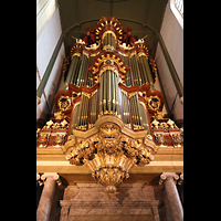 Gouda, Sint Janskerk - Grote Kerk, Hauptorgel perspektivisch