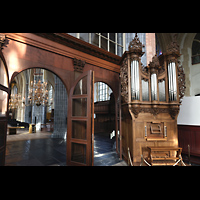 Groningen, Martinikerk, Chororgel und Lettner mit Blick ins Langhaus