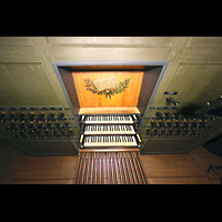 Groningen, Martinikerk, Spieltisch von oben