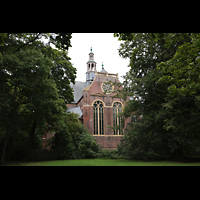 Groningen, Nieuwe Kerk, Ansicht von Sdosten vom Nieuwe Kerkhof