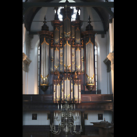 Groningen, Nieuwe Kerk, Orgel (beleuchtet)