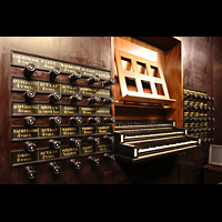 Groningen, Nieuwe Kerk, Spieltisch seitlich