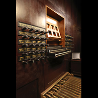 Groningen, Nieuwe Kerk, Spieltisch seitlich