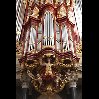 Rückpositiv mit den tragenden Figuren Haarlem, Sint Bavokerk, Rückpositiv mit den tragenden Figuren