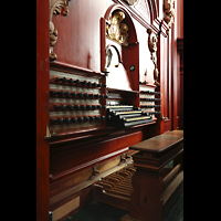 Spieltisch seitlich Haarlem, Sint Bavokerk, Spieltisch seitlich