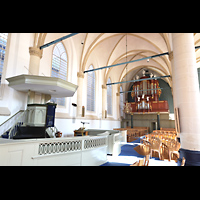 Kampen, Broederkerk, Innenraum mit Orgel
