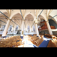 Kampen, Broederkerk, Innenraum mit Orgel