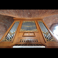 Kampen, Broederkerk, Spieltisch und orgel perspektivisch