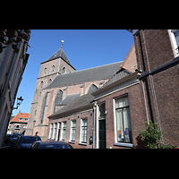 Kampen, Buitenkerk, Ansicht von Sdosten von der Buiten Nieuwstraat