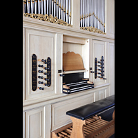 Kampen, Buitenkerk, Spieltisch seitlich