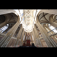 Kampen, Sint Nicolas Bovenkerk, Chorraum und Blick ins Gewlbe
