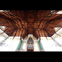 Katwijk aan Zee, Nieuwe Kerk, Holzgewlbe und Orgel