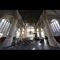 Leiden, Hooglandse Kerk, Innenraum in Richtung Chor