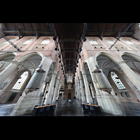 Leiden, Pieterskerk, Blick von der Vierung zur Hauptorgel