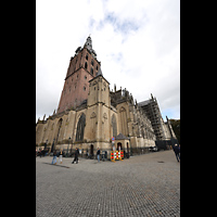 s-Hertogenbosch, Sint Janskathedraal, Ansicht von der Torenstraat / Ecke Kerkstraat von Sdwesten