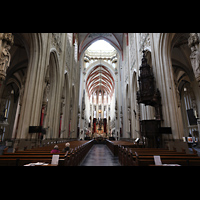 s-Hertogenbosch, Sint Janskathedraal, Hauptschiff in Richtung Chor