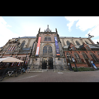 Zwolle, Grote of Sint Michaelskerk, Ansicht von Norden vom Grote Markt