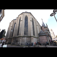 Zwolle, Grote of Sint Michaelskerk, Chor von Osten vom Grote Markt