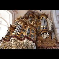 Zwolle, Grote of Sint Michaelskerk, Orgel seitlich perspektivisch
