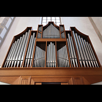 Zwolle, Grote of Sint Michaelskerk, Whrend der Restaurierung der Schnitger-Orgel temporer aufgestellte Orgel